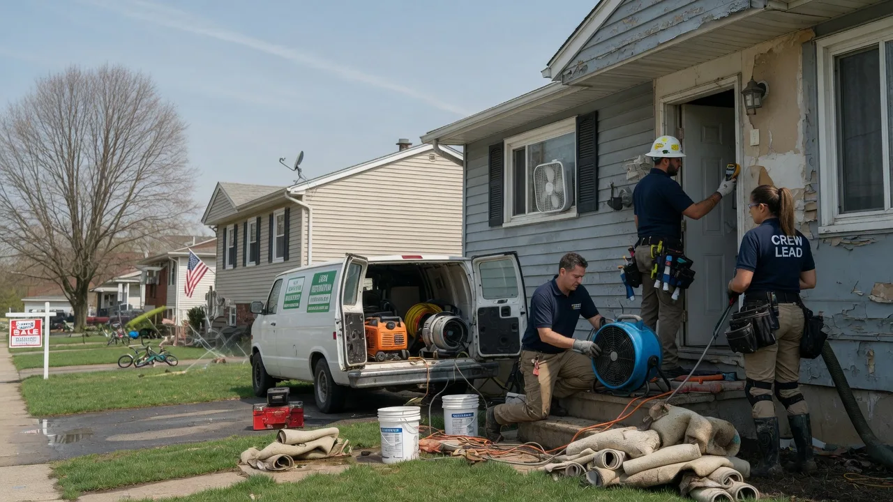 Flood Cleanup in Crystal, MI near me